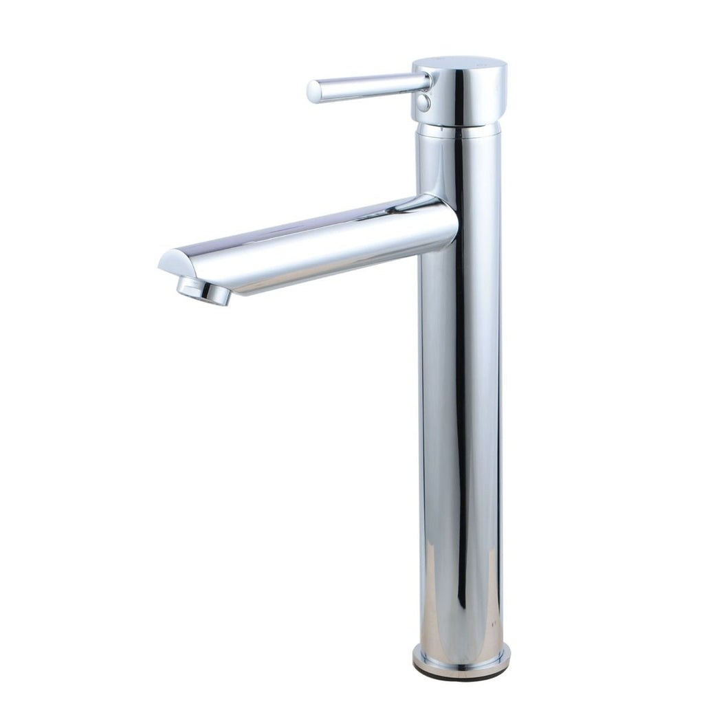 Pentro Round Tall Basin Mixer Tap Chrome and Colours