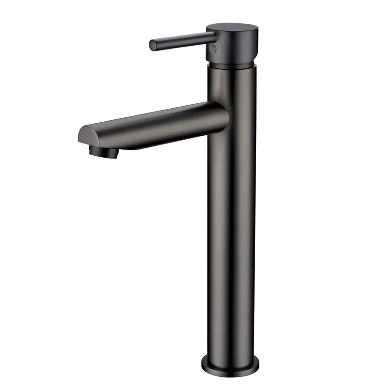 Pentro Round Tall Basin Mixer Tap Chrome and Colours FIL Kitchen Bathroom