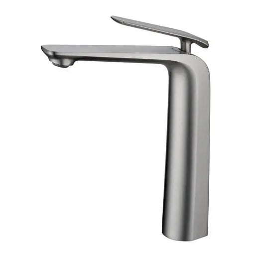 Esperia Brushed Nickel Tall Basin Mixer - FIL Kitchen Bathroom