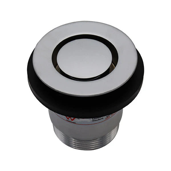 Pop Down Plug and Waste 40mm Satin Chrome