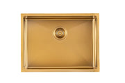 600x450x230mm 1.2mm Handmade Top/Undermount Single Bowl Kitchen Sink 304 Stainless Steel Chrome/Grey/Gold FIL Kitchen Bathroom