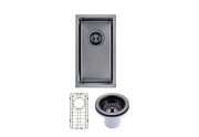250x450x215mm 1.2mm Handmade Top/Undermount Single Bowl Kitchen Sink Chrome/GM/BG FIL Kitchen Bathroom