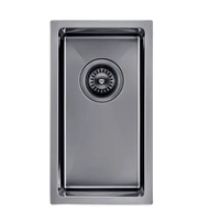 250x450x215mm 1.2mm Handmade Top/Undermount Single Bowl Kitchen Sink Chrome/GM/BG FIL Kitchen Bathroom