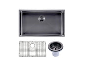762x457x254mm 1.2mm Handmade Single Bowl Top/Undermount Kitchen/Laundry Sink Chrome/Grey/Gold FIL Kitchen Bathroom