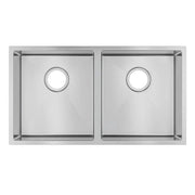 820x457x230mm 1.2mm Handmade Top/Undermount Double Bowls Kitchen Sink Chrome/Grey/Brushed Gold FIL Kitchen Bathroom