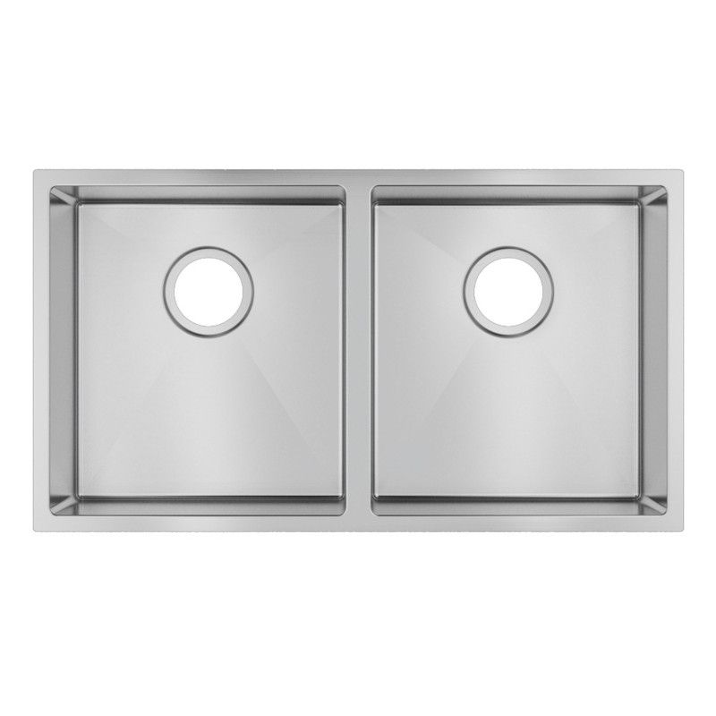 820x457x230mm 1.2mm Handmade Top/Undermount Double Bowls Kitchen Sink Chrome/Grey/Brushed Gold