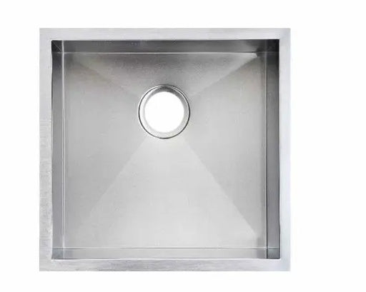440x440x205mm Satin/Grey/Gold Stainless Steel Handmade Single Bowl Sink for Flush Mount and Undermount FIL Kitchen Bathroom
