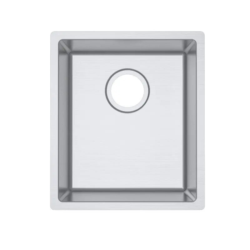 380x440x200mm 1.2mm Handmade Top/Undermount Single Bowl Kitchen Sink FIL Kitchen Bathroom