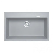780 x 510 x 220mm Carysil Black Single Bowl Granite Stone Kitchen Sink Top/Under Mount FIL Kitchen Bathroom