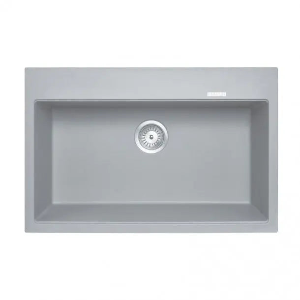 780 x 510 x 220mm Carysil Black Single Bowl Granite Stone Kitchen Sink Top/Under Mount FIL Kitchen Bathroom