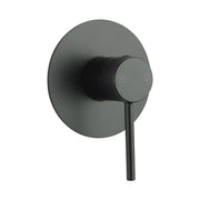 LUCID PIN Round Shower/Bath Wall Mixer Chrome and Colours Aquaperla