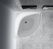 Bella Corner Bath Gloss White 1000mm - FIL Kitchen Bathroom
