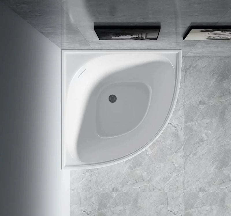 Bella Corner Bath Gloss White 1000mm - FIL Kitchen Bathroom