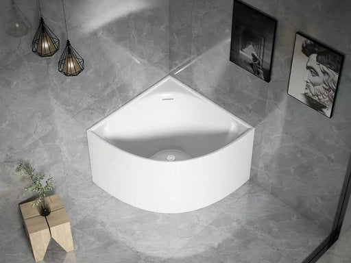 Bella Corner Bath Gloss White 1000mm - FIL Kitchen Bathroom
