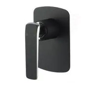 Esperia Matte Black & Chrome Wall Mixer - FIL Kitchen Bathroom