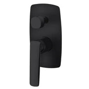 Bellino Matte Black Wall Mixer Diverter - FIL Kitchen Bathroom