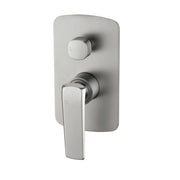 Esperia Brushed Nickel Wall Mixer with Diverter - FIL Kitchen Bathroom