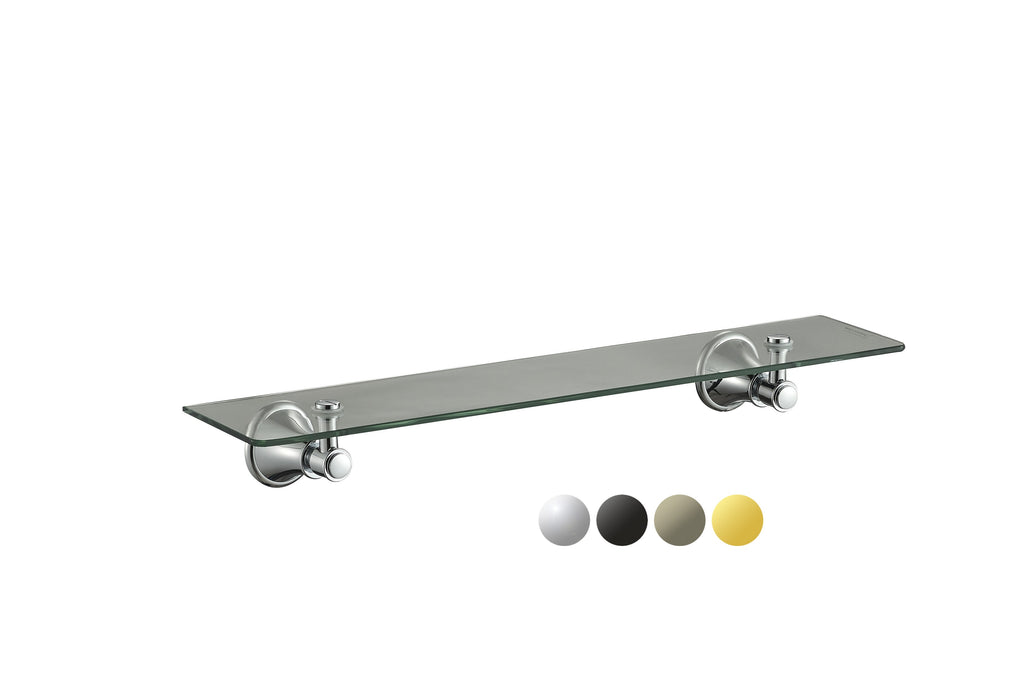 Clasico Glass Shelf Chrome and Colours