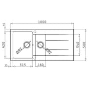 PYRAGANITE KITCHEN SINK FIL Kitchen Bathroom