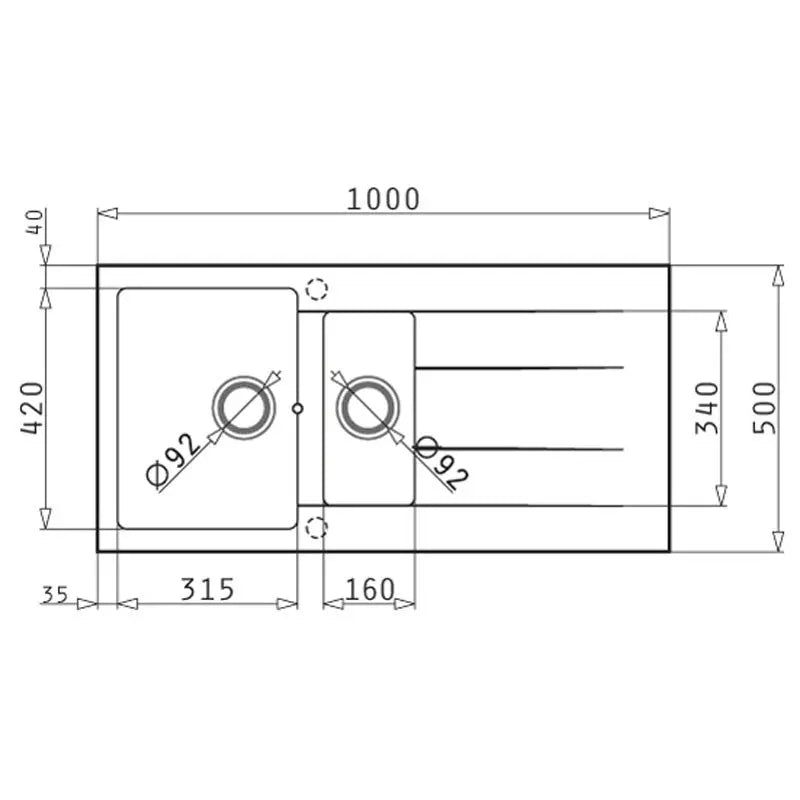 PYRAGANITE KITCHEN SINK FIL Kitchen Bathroom