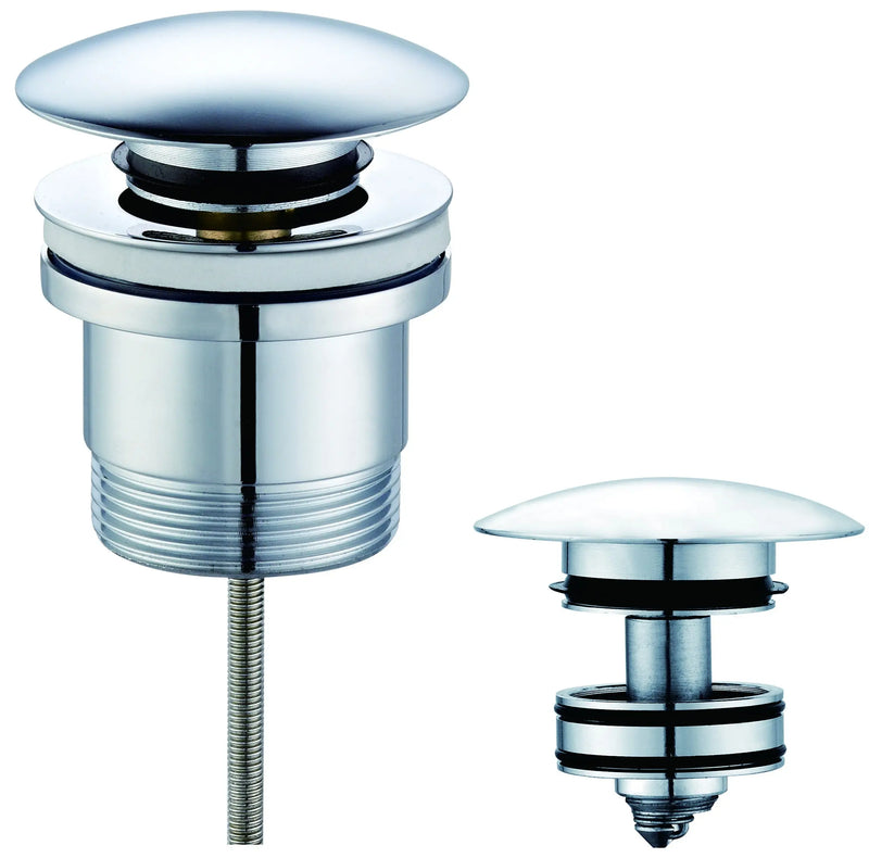 Universal Pop-up Waste Chrome/Matte Black/Brushed Nickel/Brushed Gold/Matte White/Gun Metal ACL