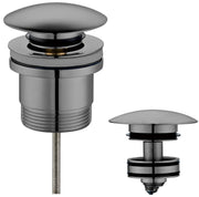 Universal Pop-up Waste Chrome/Matte Black/Brushed Nickel/Brushed Gold/Matte White/Gun Metal ACL