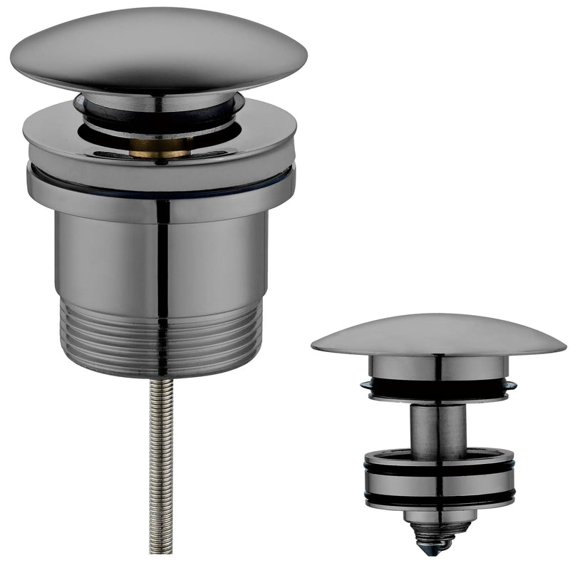 Universal Pop-up Waste Chrome/Matte Black/Brushed Nickel/Brushed Gold/Matte White/Gun Metal ACL