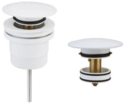 Universal Pop-up Waste Chrome/Matte Black/Brushed Nickel/Brushed Gold/Matte White/Gun Metal ACL