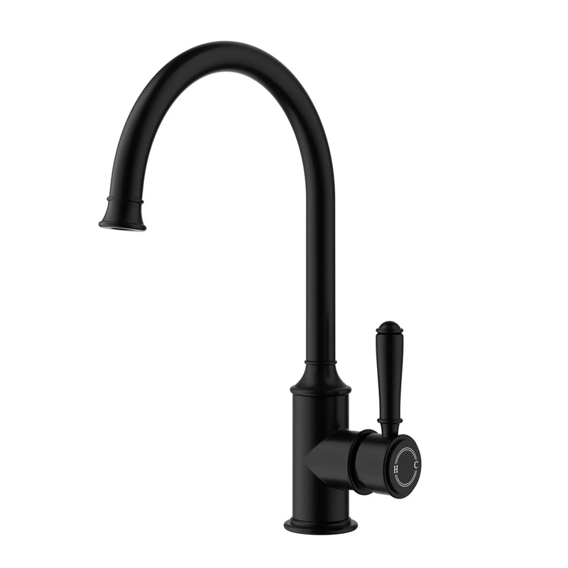 Clasico Gooseneck Sink Mixer Chrome and Colours FIL Kitchen Bathroom