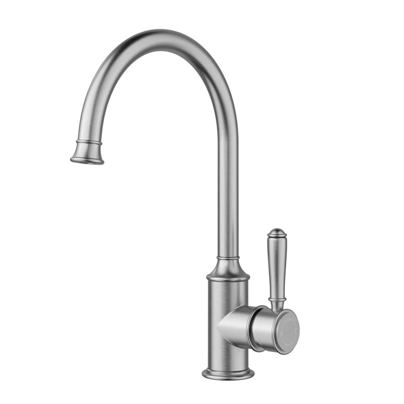 Clasico Gooseneck Sink Mixer Chrome and Colours FIL Kitchen Bathroom
