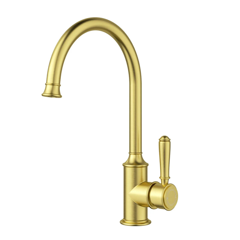 Clasico Gooseneck Sink Mixer Chrome and Colours FIL Kitchen Bathroom