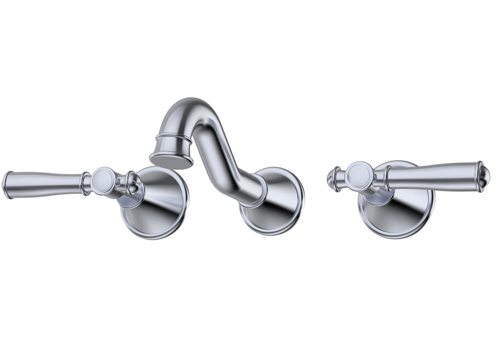 Clasico Bath Set Brass/Ceramic Handle with Chrome and Colours