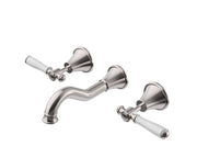 Clasico Bath Set Brass/Ceramic Handle with Chrome and Colours FIL Kitchen Bathroom