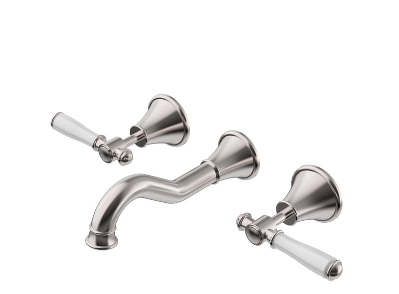 Clasico Bath Set Brass/Ceramic Handle with Chrome and Colours FIL Kitchen Bathroom