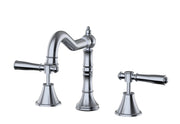 Clasico Basin Set Brass/Ceramic Handle with Chrome and Colours FIL Kitchen Bathroom
