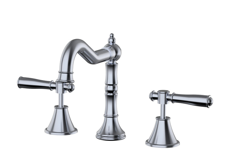 Clasico Basin Set Brass/Ceramic Handle with Chrome and Colours FIL Kitchen Bathroom