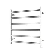 Round  Electric Heated Towel Rack 6 Bars Chrome and Colours FIL Kitchen Bathroom