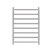 Round  Electric Heated Towel Rack 8 Bars Chrome FIL Kitchen Bathroom