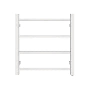 Square Electric Heated Towel Rack 4 Bars Chrome and Colours FIL Kitchen Bathroom