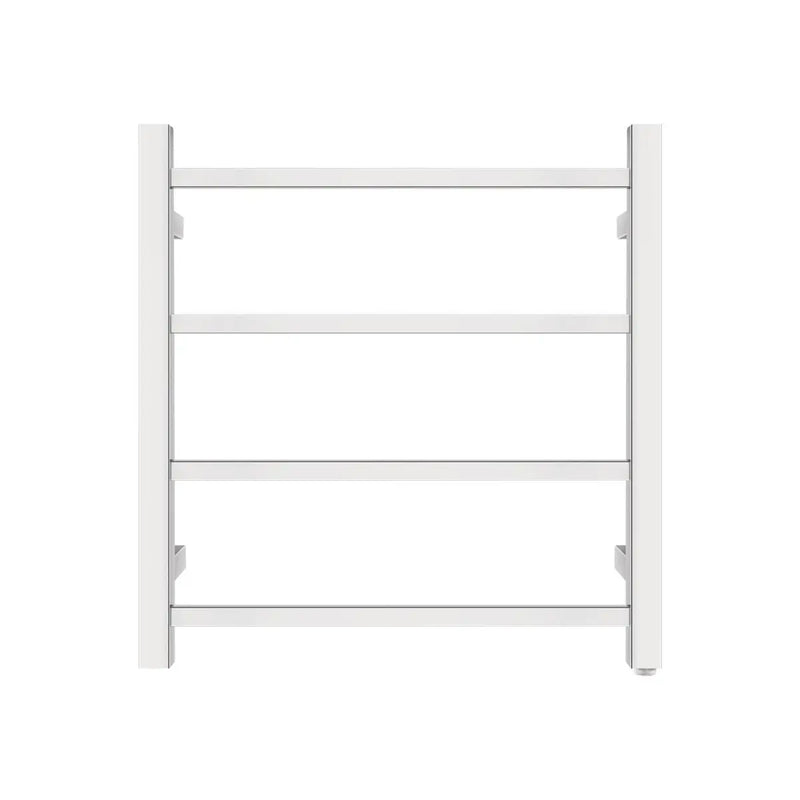 Square Electric Heated Towel Rack 4 Bars Chrome and Colours FIL Kitchen Bathroom