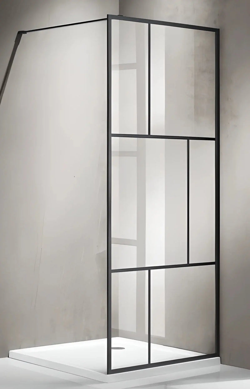 FRAMED WALK IN SHOWER GLASS SHOWER SCREEN FIL Kitchen Bathroom