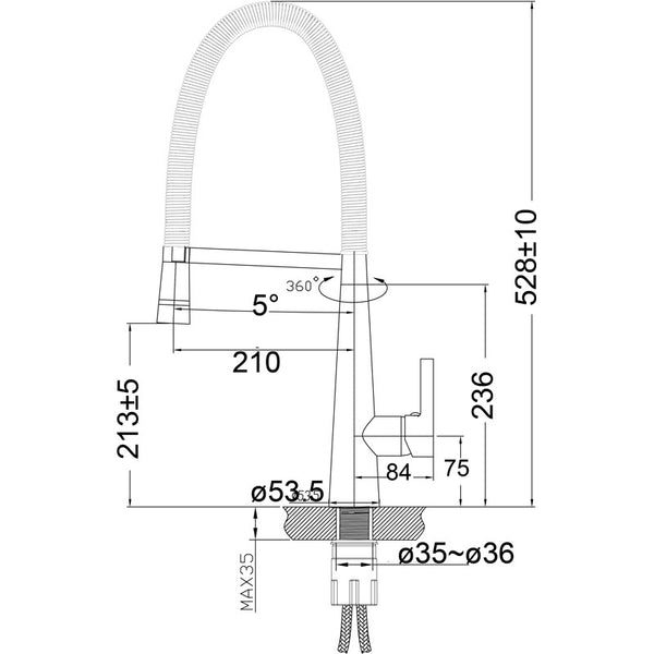 LUXA SINK MIXER CHROME