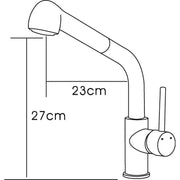 OTUS PULL-OUT SINK MIXER CHROME FIL Kitchen Bathroom