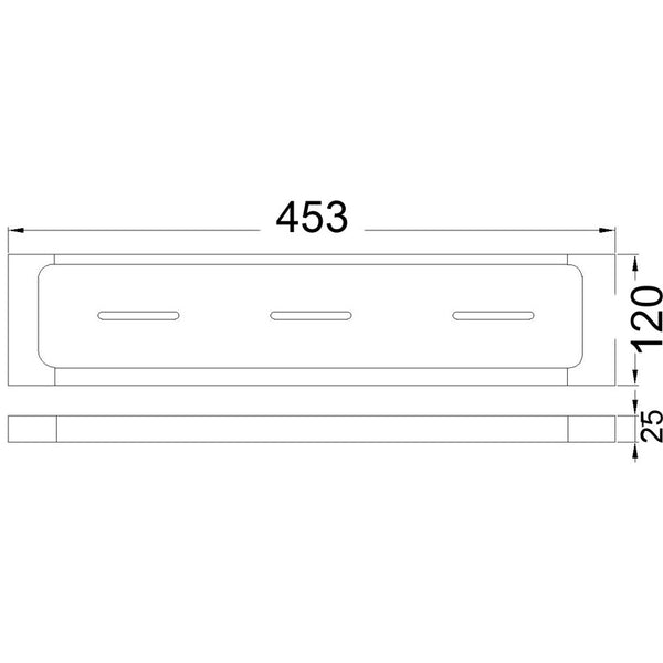 SETO COSMETIC SHELF CHROME