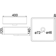 ULTRA THIN BASIN WHITE FIL Kitchen Bathroom