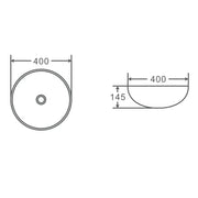 Round Above Counter basin FIL Kitchen Bathroom