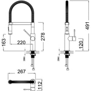 SCOTIA SINK MIXER CHROME FIL Kitchen Bathroom