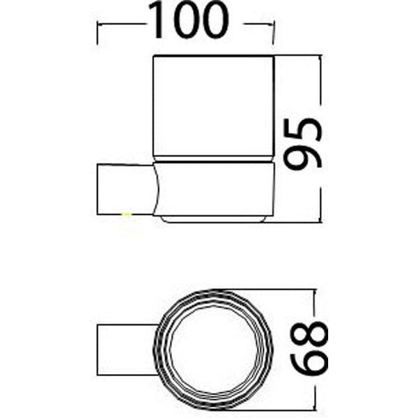 DOVE TUMBLER HOLDER CHROME