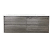 Timber Looking wall hung vanity FIL Kitchen Bathroom