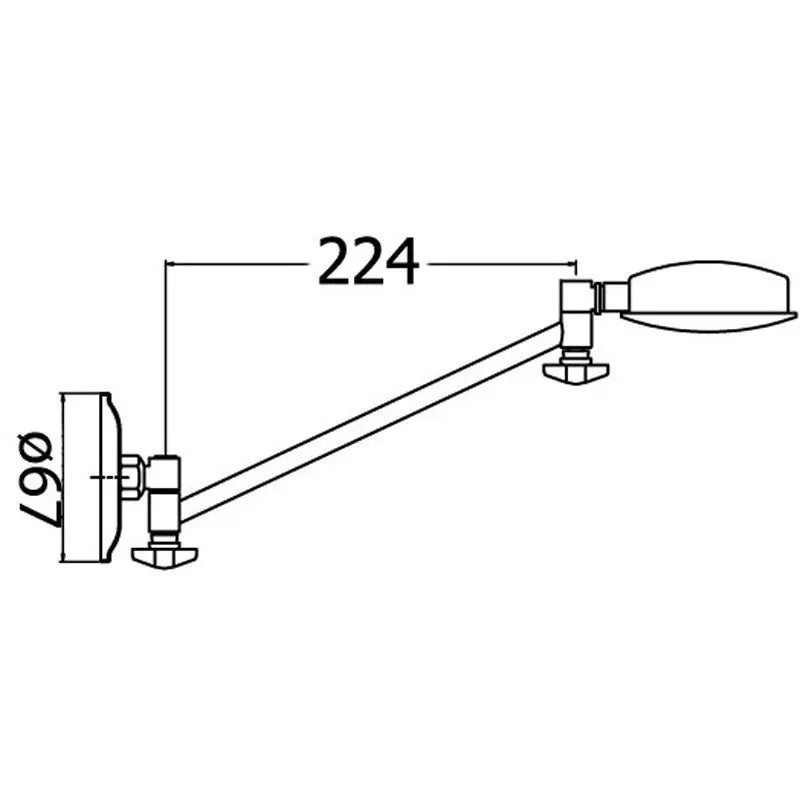 RUBY ALL DIRECTION SHOWER HEAD CHROME FIL Kitchen Bathroom